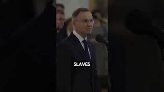 Andrzej Duda reparacje od niemców shorts poland [upl. by Hailahk]