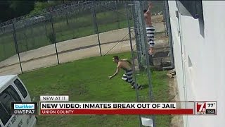 VIDEO inmates escaping Union Co jail [upl. by Merola]