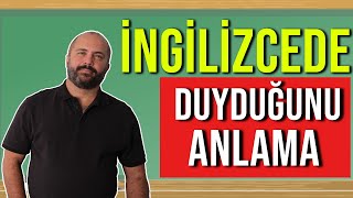 İNGİLİZCE ÖĞRENİRKEN DUYDUĞUNUZU ANLAMA  Listening nasıl yapılır [upl. by Mayyahk]