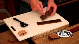 How to Use a Leather Skiver [upl. by Damiani]