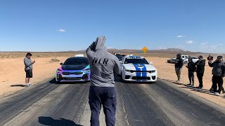 MODIFIED AWD STINGER GT VS 707 HP HELLCAT DIG RACING [upl. by Leila808]