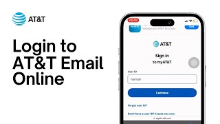 ATT Email Login Sign in to att  ATT Email Login Tutorial for Beginners 2024 [upl. by Anuahsar]