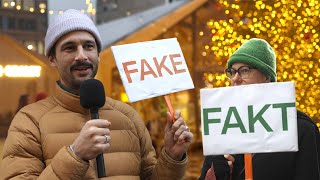 «Fact or Fake» Street survey about Christmas trees [upl. by Nysilla]