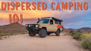 How to Find Dispersed Camping Sites for Beginners [upl. by Ibot]