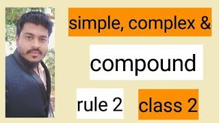 Simplecomplex compound  changing sentence transformation of sentence  hsc simple amp complex [upl. by Dorice]