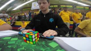 Rubiks cube world record average 597 seconds [upl. by Horwitz]