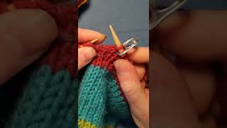 How to Join Double Sided Stockinette Stitch [upl. by Ribaudo]