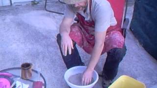 SIMON LEACH POTTERY  Wood ash prep and application [upl. by Jobyna]