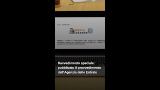 Ravvedimento speciale pubblicato il provvedimento dell’Agenzia delle Entrate [upl. by Sumerlin]