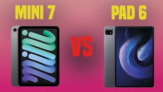 iPad Mini 7 vs Xiaomi Pad 6  Full Specs Compare Tablets [upl. by Pilif115]