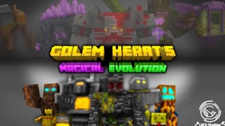 Golem Hearts Magical Evolution Addon  Minecraft MCPEMCBE Addon [upl. by Angid953]