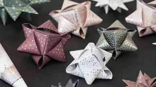 DIY  Paper stars by Søstrene Grene [upl. by Aloisius]