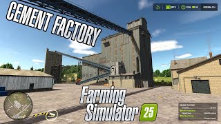 FS25 Cement Factory Production amp Profits [upl. by Ardnekahs]