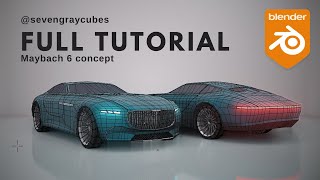 HOW TO model 3D CAR in Blender  FULL TUTORIAL [upl. by Yi]