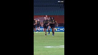 How many head slaps for this try 🤣 nrl [upl. by Lou]