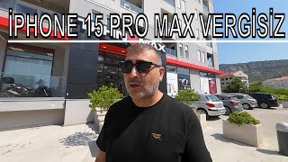 KARADAĞ iphone 15 pro max fiyatları TAX FREE  vergi iadesi nasıl alınır  iphone [upl. by Lek]