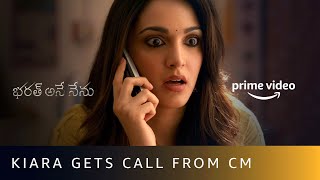 Will Kiara Advani go on the date  Bharat Ane Nenu  Mahesh Babu Prakash Raj  Amazon Prime Video [upl. by Springer]