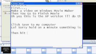 How to upload MSWMM Files to Youtube XP [upl. by Chladek92]