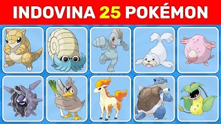 Indovina 25 Pokémon Prima Generazione in 3 secondi [upl. by Goulder896]