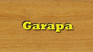 Garapa ou Garapeira  Tipos de Madeira [upl. by Sugihara]