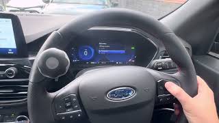 2023 FORD KUGA tyre pressure warning reset [upl. by Lemyt]