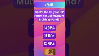 SBI Multicap Fund SIP Returns Quiz sbimutualfund multicapfund mutualfunds [upl. by Frodin]