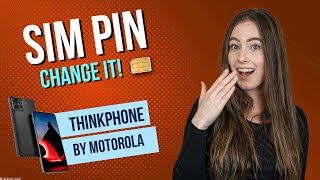 Motorola Thinkphone  How to Change SIM PIN • 📱 • 🔢 • 🔐 • Tutorial [upl. by Servais]