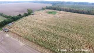 Mein Schleswig Holstein wir können auch schwierige Felder machen Maisernte 2017 [upl. by Olivero873]