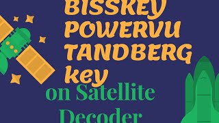 Tutorial on how to unscramble channel by inputting bisskeypowervutandberg key on satellite decoder [upl. by Ciardap]