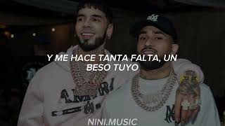 Tanta Falta REMIX  Bryan Myers Ft Anuel AI Letra [upl. by Aliak768]