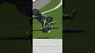 Rossi had an accident while trying out a motorbike [upl. by Lupien]