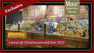 INSIDE LOOK Lemax wows crowds with 2023 Christmas Village Displays at Frankfurt Christmas Fair [upl. by Pompea]