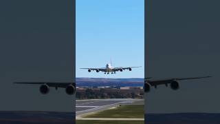 FlyByWire A380 Epic Landing at Madrid LEMD msfs2020 aviation landing a380 airbus fbw [upl. by Ileana]