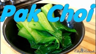 How To Cook Pak Choi At Home Recipe  Recipes By Chef Ricardo [upl. by Ab]