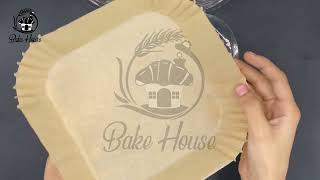 Bake House  Air Fryer Disposable Non Stick Paper Liners 50 Pcs Square Large  Bake House [upl. by Holds]