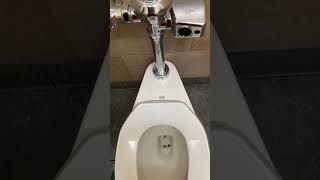 261 Zurn EcoVantage toilet at Pilot Travel Center in Gary Indiana [upl. by Devina717]