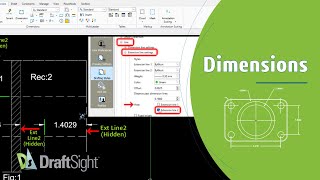 Hide Dimension Extension Line2 in Dimension Style [upl. by Lello764]