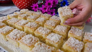 NAJLEPSI RECEPT ZA PAHULJASTE BELE KOCKE SA KOKOSOM [upl. by Dacey]