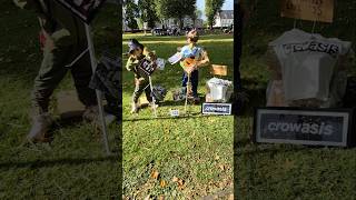 Crowasis at Gracehill Scarecrow Festival County Antrim shorts festival scarecrow oasis [upl. by Fredericka689]