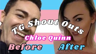 Transgender Shout Outs 0019 🏳️‍⚧️ Chloe Quinn HRT Male To Female Transition Timeline [upl. by Gaw]