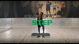 HIGH INTENSITY Step Cardio  Freestyle Step Class [upl. by Bowie]