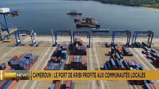 Chinaaid port in Cameroon benefits local community [upl. by Standford510]