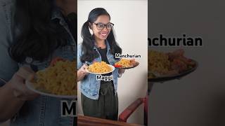 Sister VS Me  Eating Maggi amp Manchurian  Behno ki NokJhok minkutinku shorts comedy funny [upl. by Hayotal663]