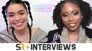 Riele Downs amp Aulii Cravalho Interview Darby And The Dead [upl. by Pontus245]