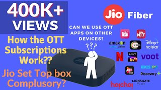 Claiming OTT Subscriptions with the 999 Plan Jio Fiber Jio Set Top Box [upl. by Aiceled]