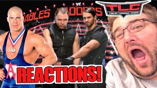 WWE TLC 2017 REACTIONS KURT ANGLE JOINS THE SHIELD KANE TURNS ON STROMAN [upl. by Aliakam751]