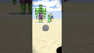 HELP Creeper Shoot Bedrock Ball For Cute Girl VS MrBeast and Hulk anime happy trending [upl. by Carlina155]