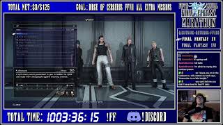 Final Fantasy Marathon 5 FF15  Part 2 [upl. by Ahsilam]