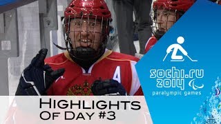 Day 3  Highlights of the day  Sochi 2014 Winter Paralympic Games [upl. by Enomyar]