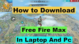 How to Download and Play Free Fire in Windows 11 Pc amp Laptop  PC Main Free Fire Kaise install Kare [upl. by Iral]